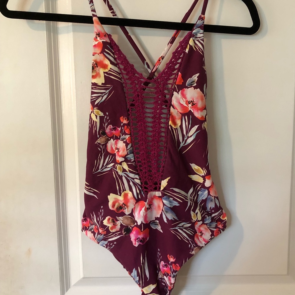 reversible Billabong crotchet one piece